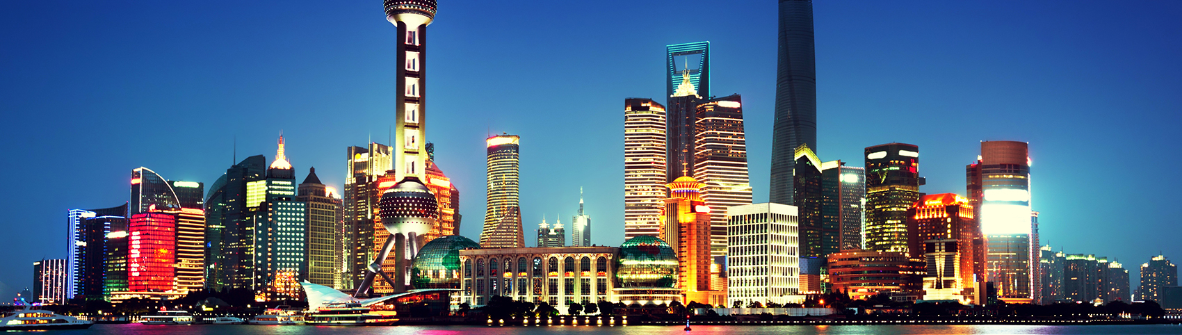 上海与上海的天际线
